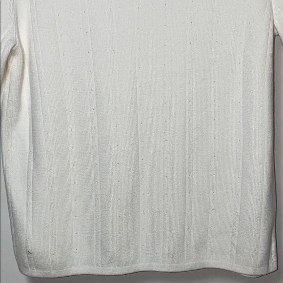 Laura Scott Elegant White Women's Top - Picture 7 of 7